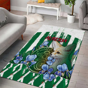 Algeria Area Rug Fennec And Iris Grunge Style - African Pride