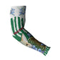 Personalized Algeria Arm Sleeves Fennec And Iris Grunge Style - African Pride