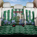 Algeria Back Car Seat Cover Fennec And Iris Grunge Style - African Pride