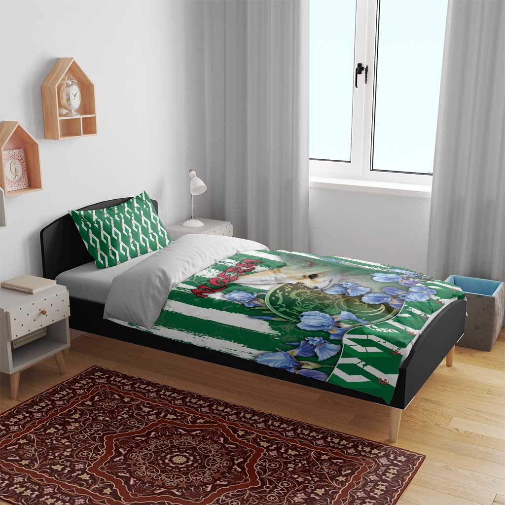 Algeria Bedding Set Fennec And Iris Grunge Style - African Pride