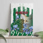 Algeria Canvas Wall Art Fennec And Iris Grunge Style - African Pride
