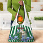 Algeria Grocery Bag Fennec And Iris Grunge Style - African Pride