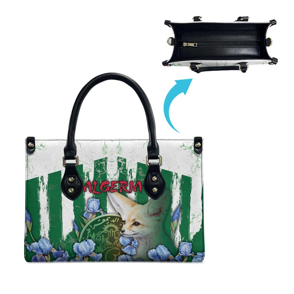 Algeria Leather Bag Fennec And Iris Grunge Style - African Pride