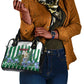 Algeria Shoulder Handbag Fennec And Iris Grunge Style - African Pride