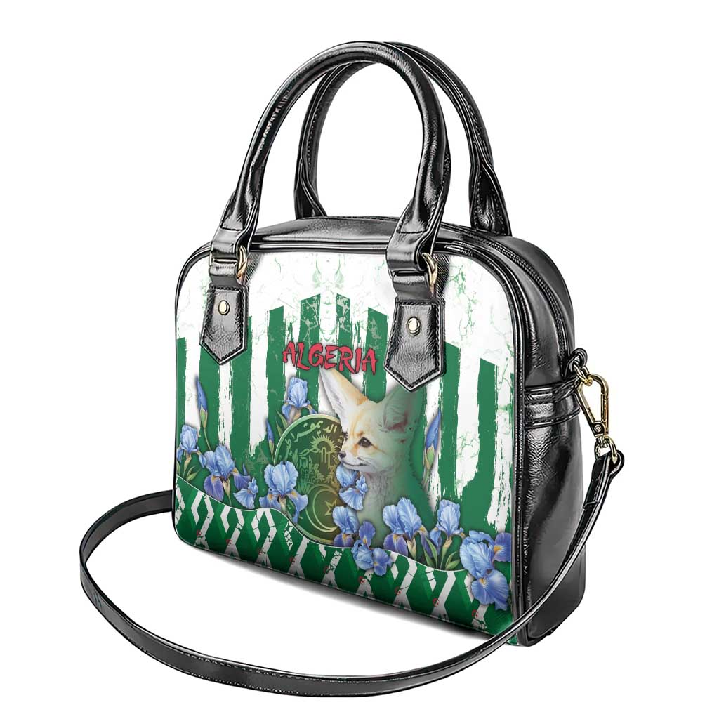 Algeria Shoulder Handbag Fennec And Iris Grunge Style - African Pride