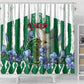 Algeria Shower Curtain Fennec And Iris Grunge Style - African Pride