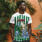 Personalized Algeria T shirt Fennec And Iris Grunge Style - African Pride