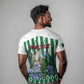 Personalized Algeria T shirt Fennec And Iris Grunge Style - African Pride