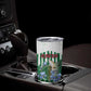 Personalized Algeria Tumbler Cup Fennec And Iris Grunge Style - African Pride