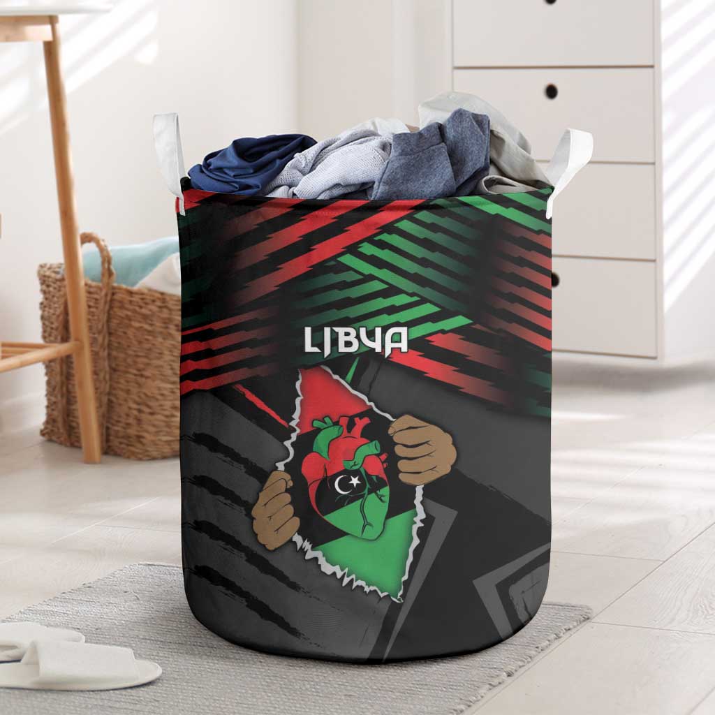 Libya In My Veins Laundry Basket - African Pride