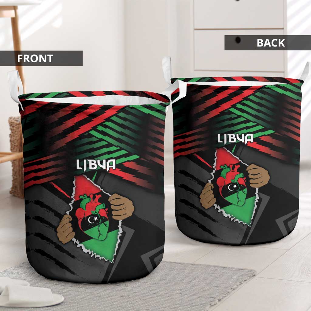 Libya In My Veins Laundry Basket - African Pride