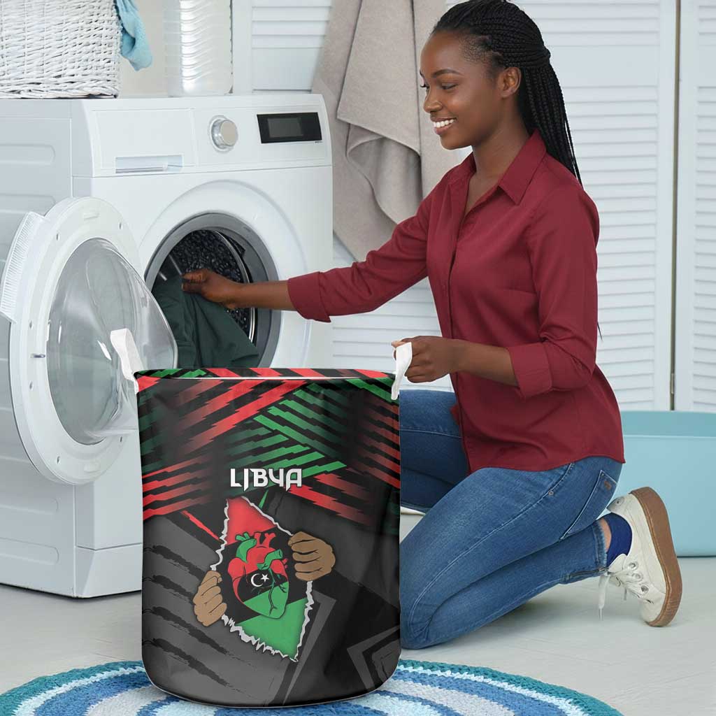 Libya In My Veins Laundry Basket - African Pride