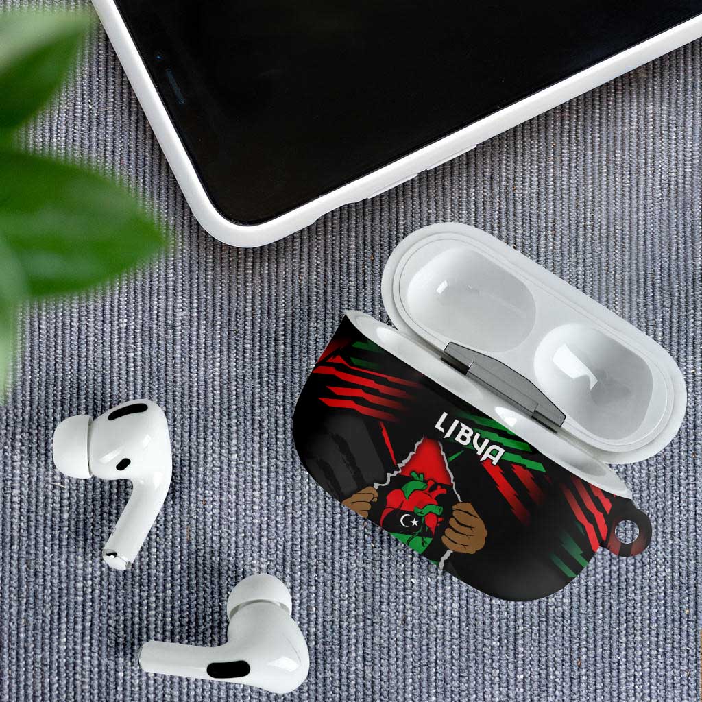 Libya In My Veins AirPods Case - African Pride