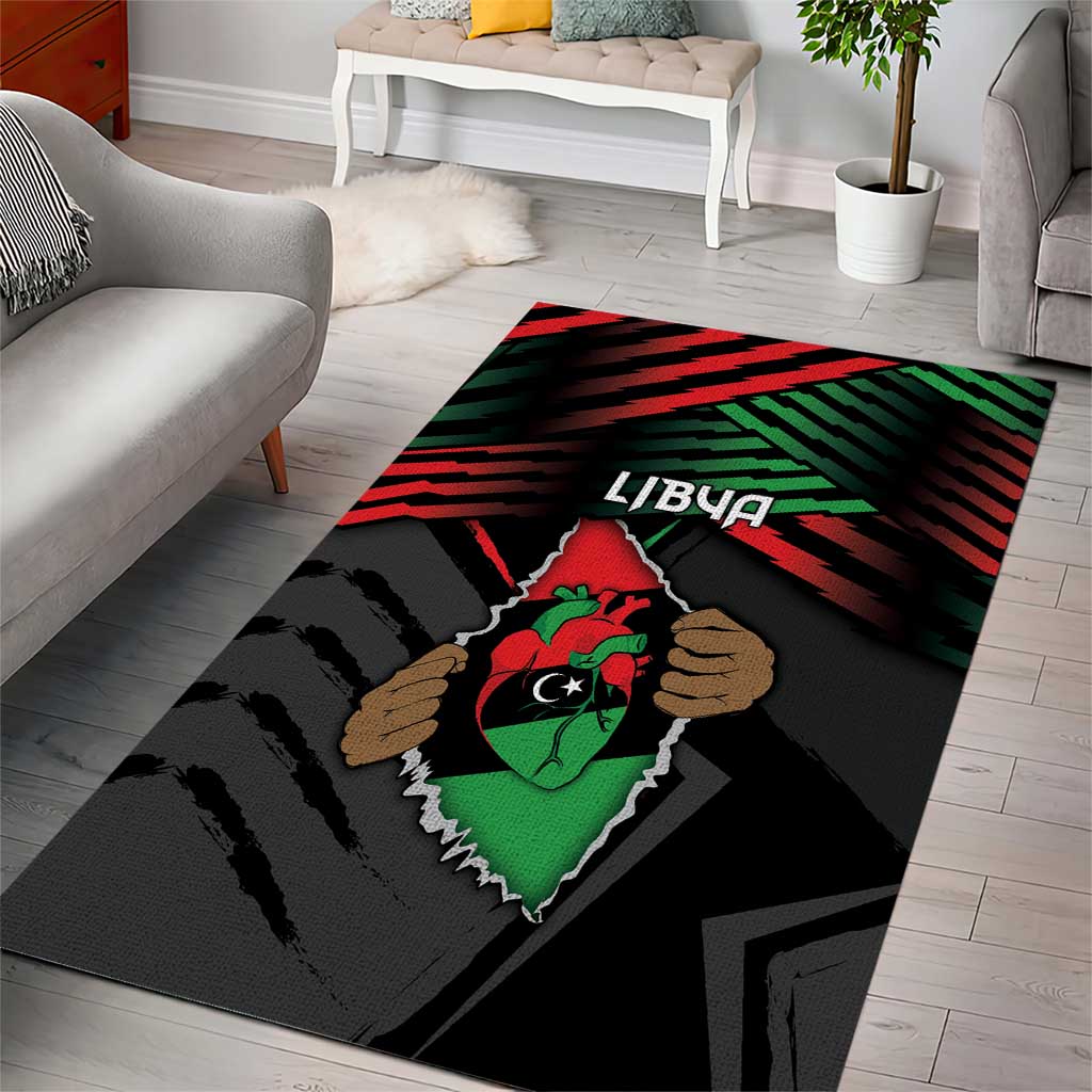 Libya In My Veins Area Rug - African Pride
