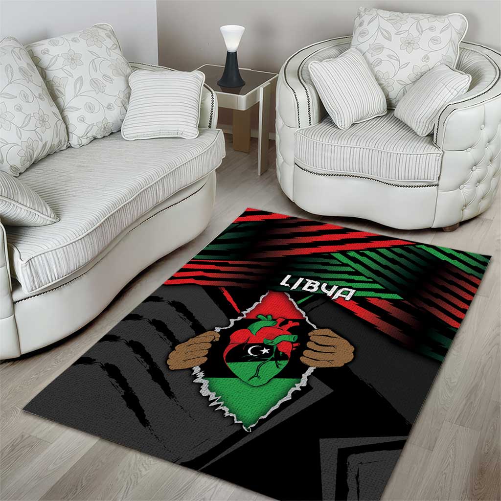 Libya In My Veins Area Rug - African Pride