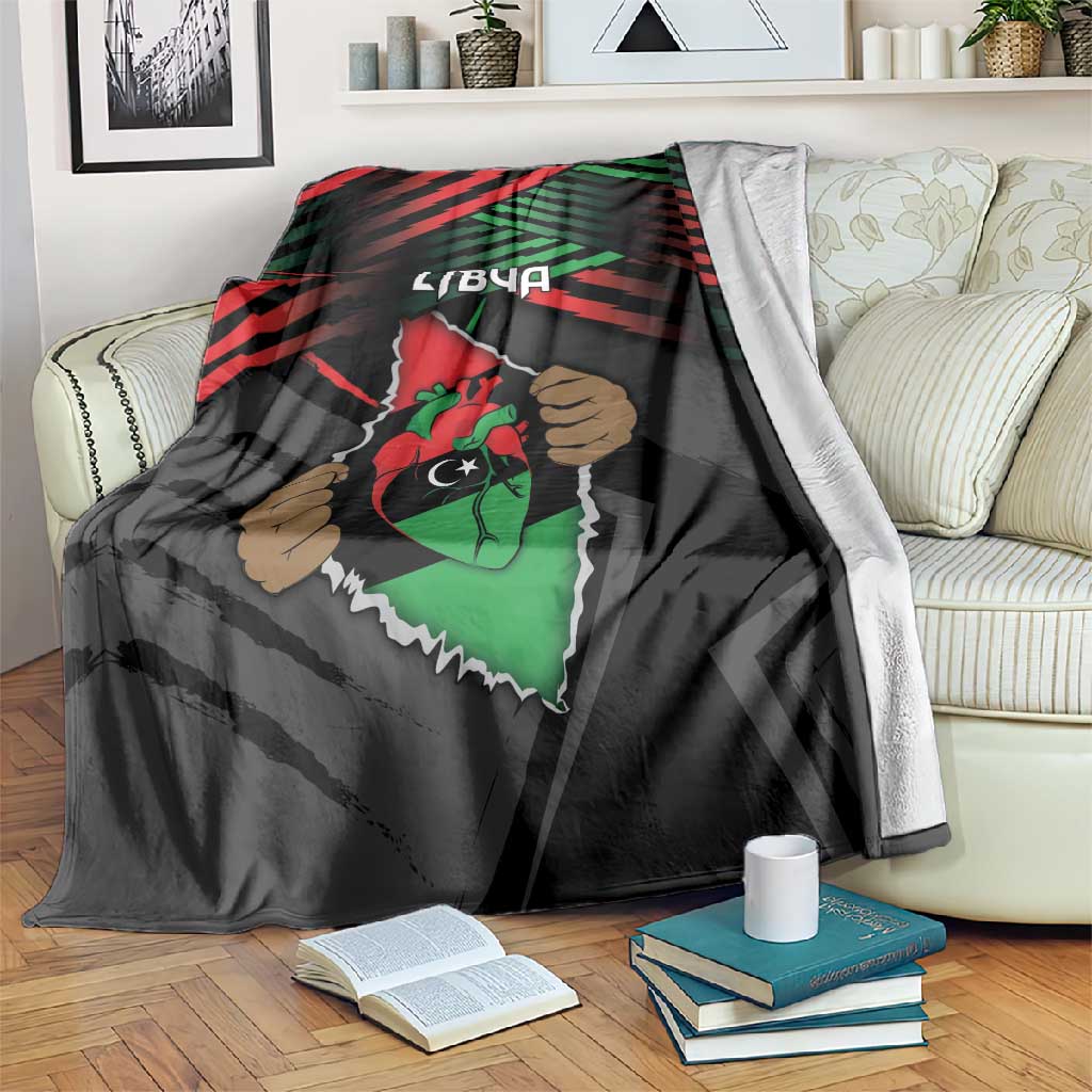 Libya In My Veins Blanket - African Pride