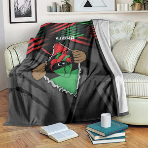 Libya In My Veins Blanket - African Pride