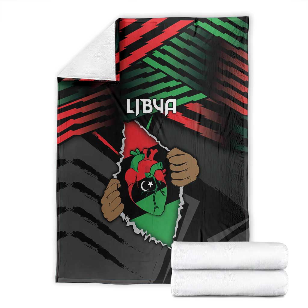Libya In My Veins Blanket - African Pride