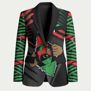 Personalized Libya In My Veins Blazer - African Pride