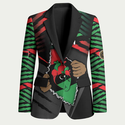 Personalized Libya In My Veins Blazer - African Pride