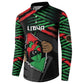 Personalized Libya In My Veins Button Sweatshirt