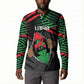 Personalized Libya In My Veins Button Sweatshirt