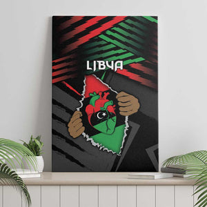 Libya In My Veins Canvas Wall Art - African Pride