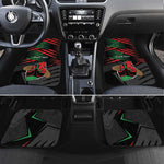 Personalized Libya In My Veins Car Mats - African Pride