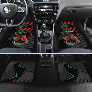 Personalized Libya In My Veins Car Mats - African Pride