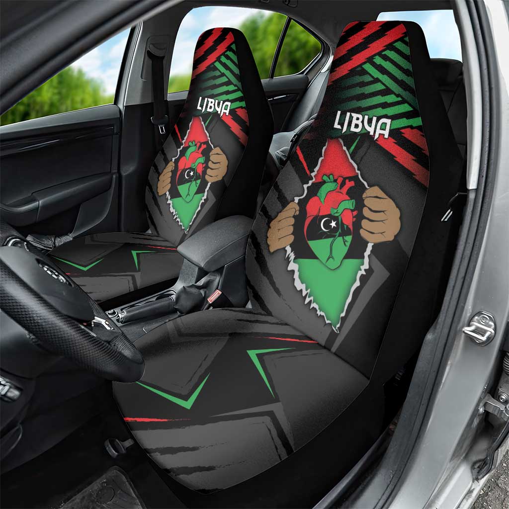 Libya In My Veins Car Seat Cover - African Pride