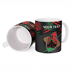Personalized Libya In My Veins Ceramic Mug - African Pride