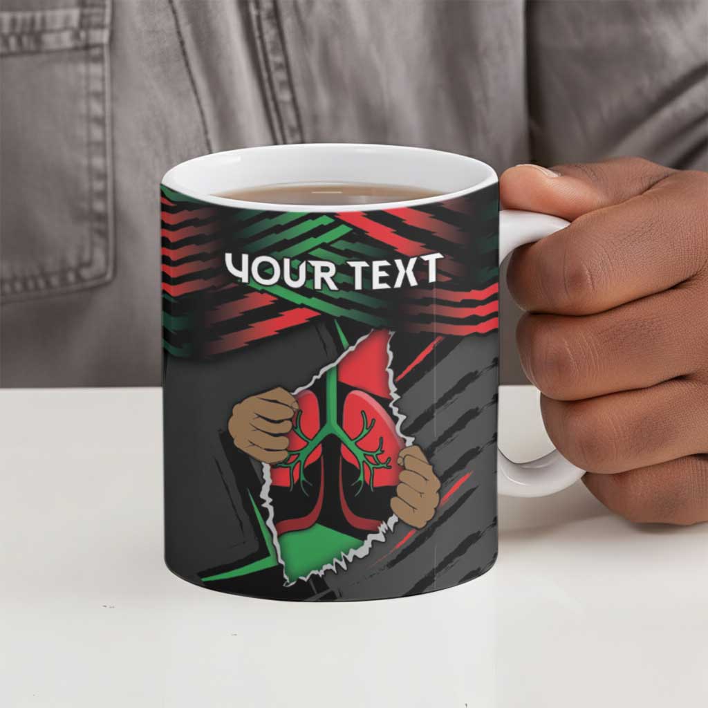Personalized Libya In My Veins Ceramic Mug - African Pride
