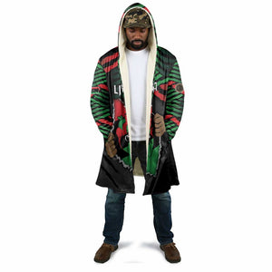 Personalized Libya In My Veins Cloak - African Pride