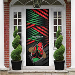 Personalized Libya In My Veins Door Cover - African Pride