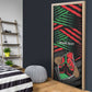 Personalized Libya In My Veins Door Cover - African Pride