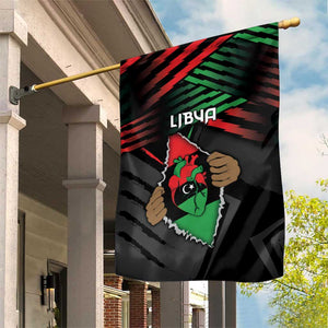 Libya In My Veins Garden Flag - African Pride