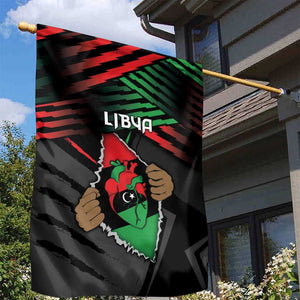Libya In My Veins Garden Flag - African Pride