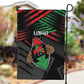 Libya In My Veins Garden Flag - African Pride
