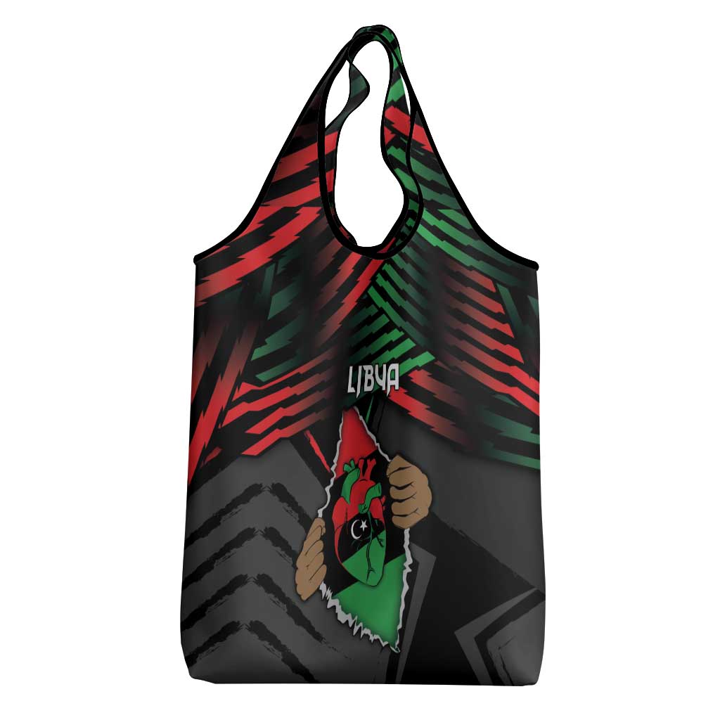 Libya In My Veins Grocery Bag - African Pride