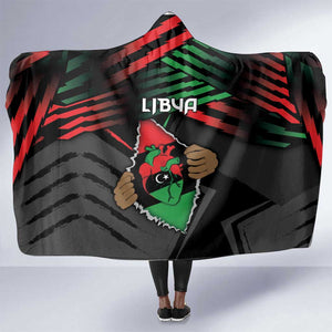 Libya In My Veins Hooded Blanket - African Pride
