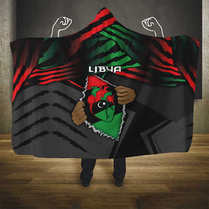 Libya In My Veins Hooded Blanket - African Pride