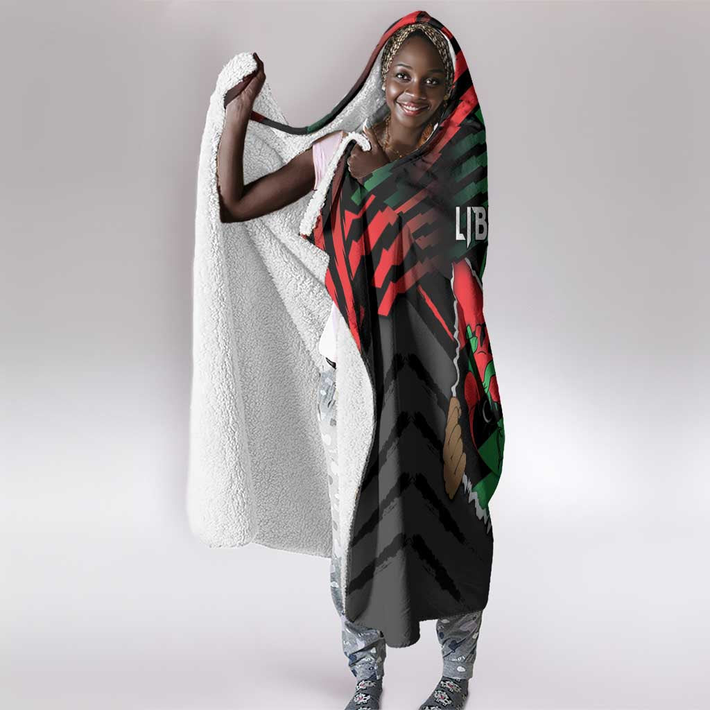 Libya In My Veins Hooded Blanket - African Pride