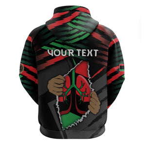 Personalized Libya In My Veins Hoodie - African Pride