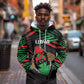 Personalized Libya In My Veins Hoodie - African Pride