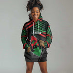 Personalized Libya In My Veins Hoodie Dress - African Pride