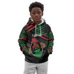 Personalized Libya In My Veins Kid Hoodie - African Pride