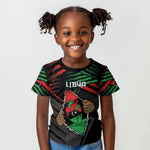 Personalized Libya In My Veins Kid T shirt - African Pride