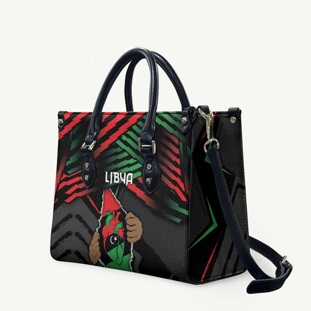 Libya In My Veins Leather Bag - African Pride