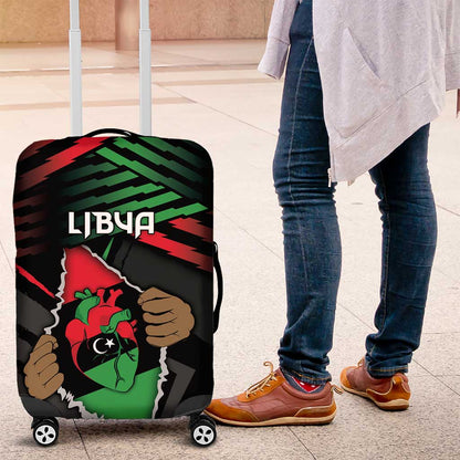 Libya In My Veins Luggage Cover - African Pride