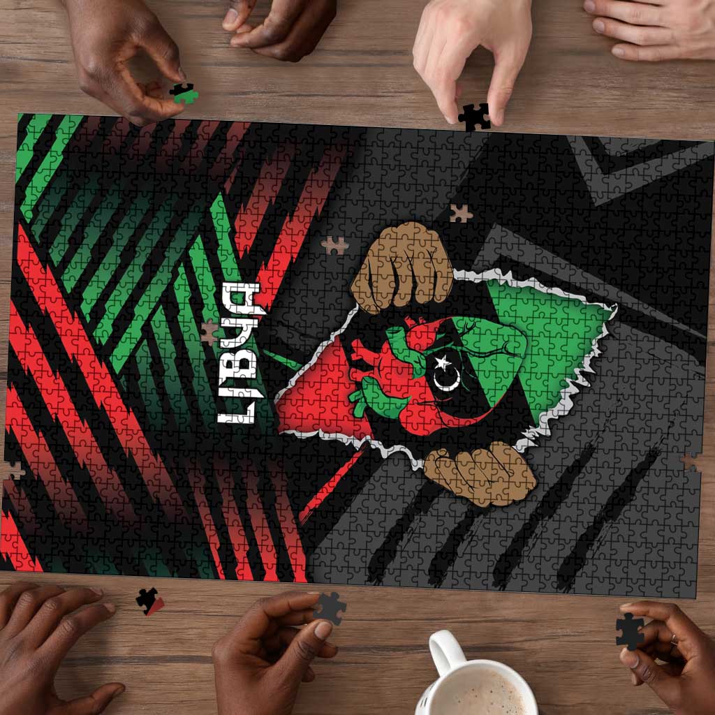 Libya In My Veins Puzzle - African Pride